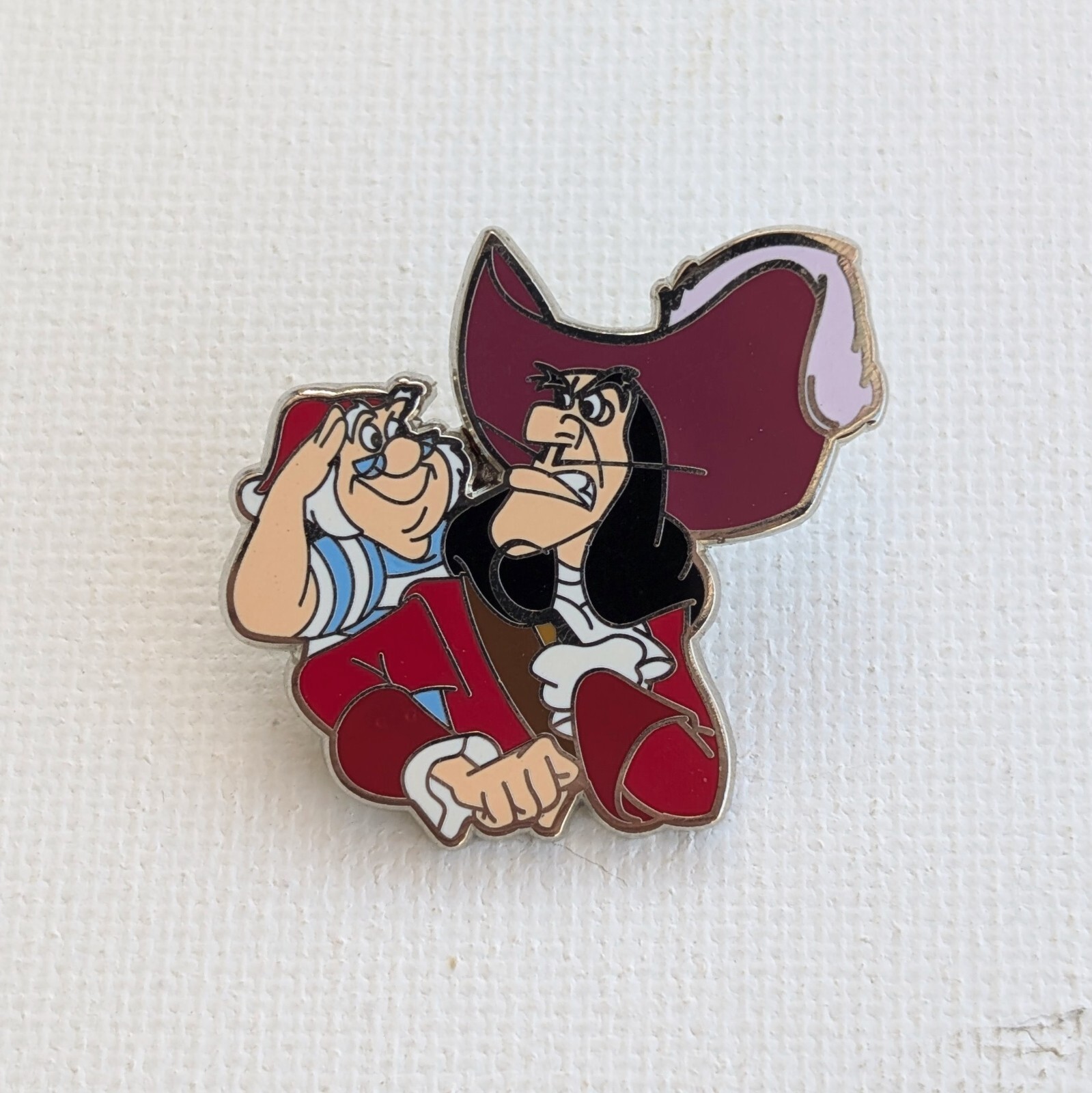 Captain Hook and Smee Villains enamel Disney pin