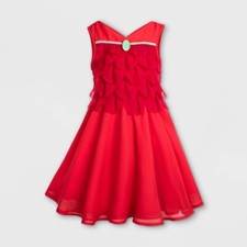 Girls' Disney Moana Dress - Red Size 9-10 - Disney Store