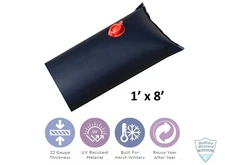 Buffalo Blizzard 1' x 8' Black Water Tubes 22 Gauge Swimming Pool Winter Covers