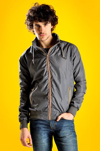 Giubbino da uomo leggero giubbotto estivo impermeabile slim fit con