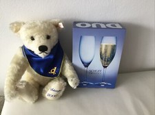 STEIFF SCHAMPUS BÄR TEDDYBÄR  33 cm groß Limitiert 1500 Stück mit Champagner 🥂
