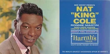 Musician, "Nat King Cole" At Harrah's Lake Tahoe 4" x 8" Oversized Postcard