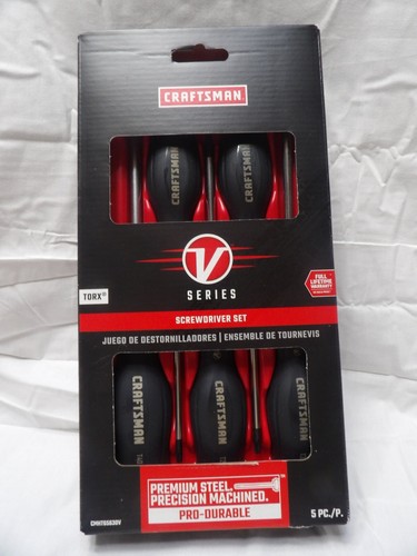 Craftsman 5 pc. Torx Screwdriver Set #CMHT65630V (T20, T25, T27, T30 & T40)