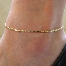 Ankle Bracelet for Women Stainless Steel Anklets Beach Foot Jewelry Waterproof