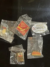 Lot of 5 Home Depot Vendor Lapel Hat Pins-Moen ,Klean Strip , Zenith , Oatey