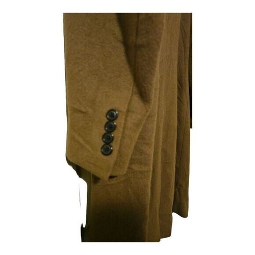JOS A. BANK Camel Wool Trench Coat - Size 42R - Picture 6 of 10