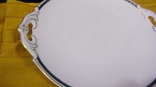 VINTAGE Carlsbad Kaiserin Maria Theresia China, KB NY 10.5" Handled Cake Plate - Picture 7 of 9