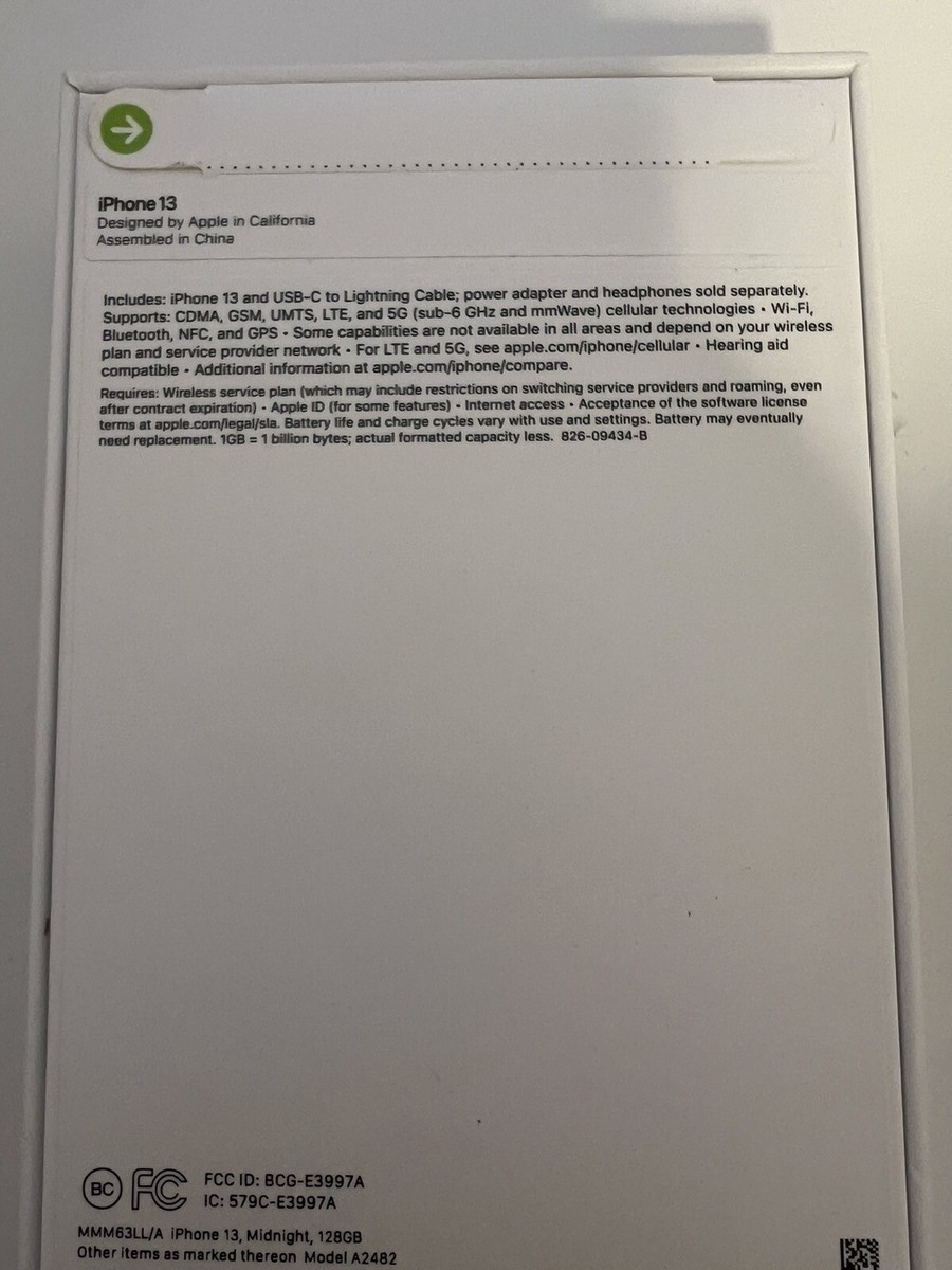 iPhone 13 - 128 GB - Midnight (Metro Pcs) - NEW SEALED | eBay iPhone 13 - 128 GB - Midnight (Metro Pcs) - NEW SEALED | eBay