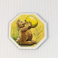 1 Zoch Gulo Gulo Board Game Gulo Yellow Octagonal Tile Parts Pieces Replacement