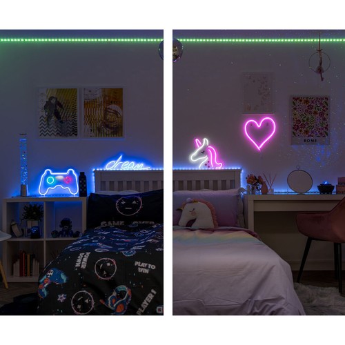 Neon Wall Lights LED Signs Party Kids Decoration Home D�cor Bedroom Hanging Lamp - Picture 5 of 31