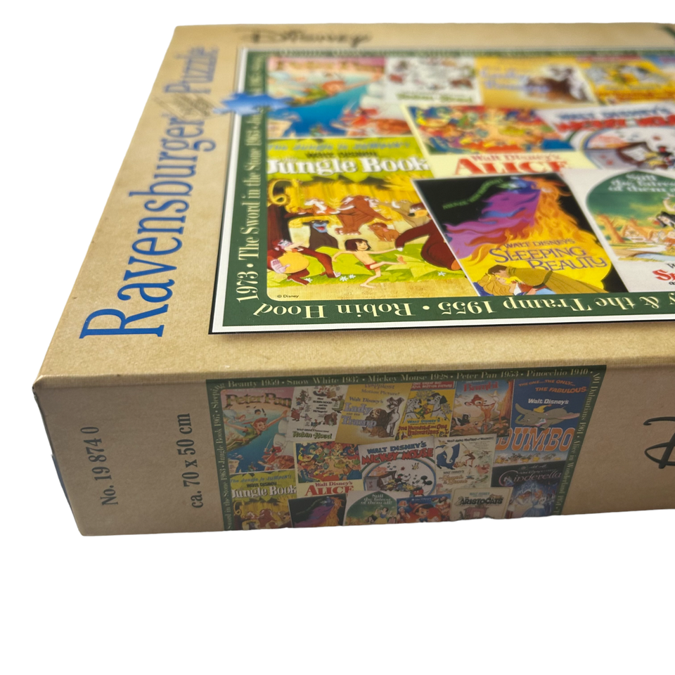 Ravensburger 1000Piece Disney Vintage Posters Jigsaw Puzzle Complete