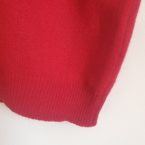 Mens Canterbury Golf Club Top Tank Pullover Jumper Vest Wool Red UK Medium - Picture 7 of 17