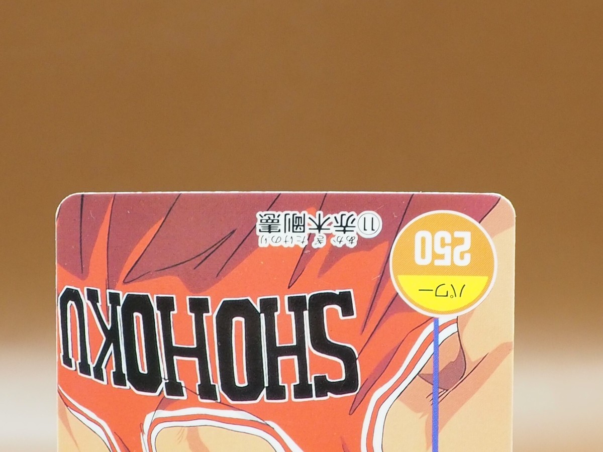 SLAM DUNK　キラカード　ホロカード　レアカード　コレクション☆NO11★ Takenori Akagi Shohoku Slam Dunk Card No.11 anime Japanese