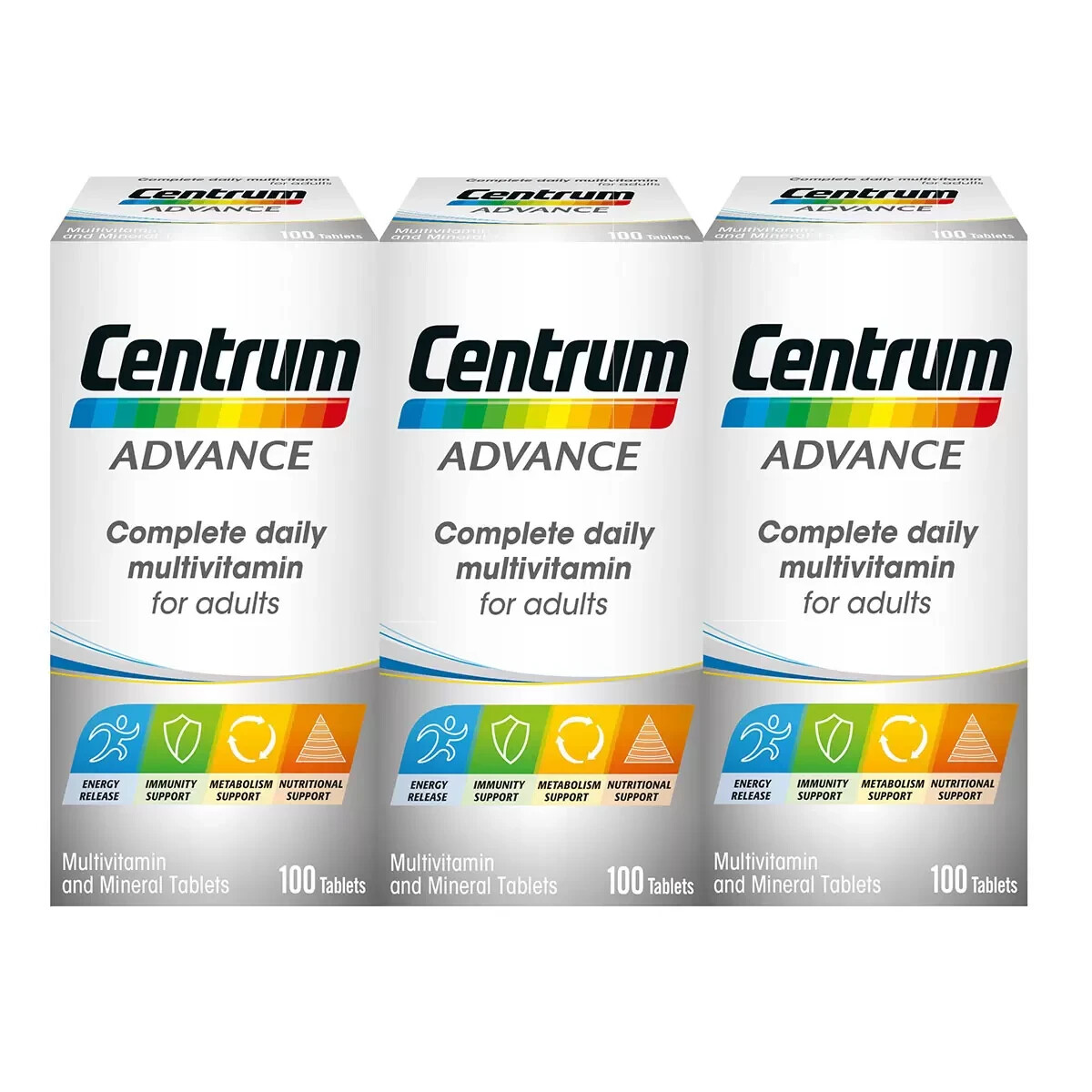Centrum Advance Multivitamin/Multimineral 100 Tablets Multi Vitamins - Image 2