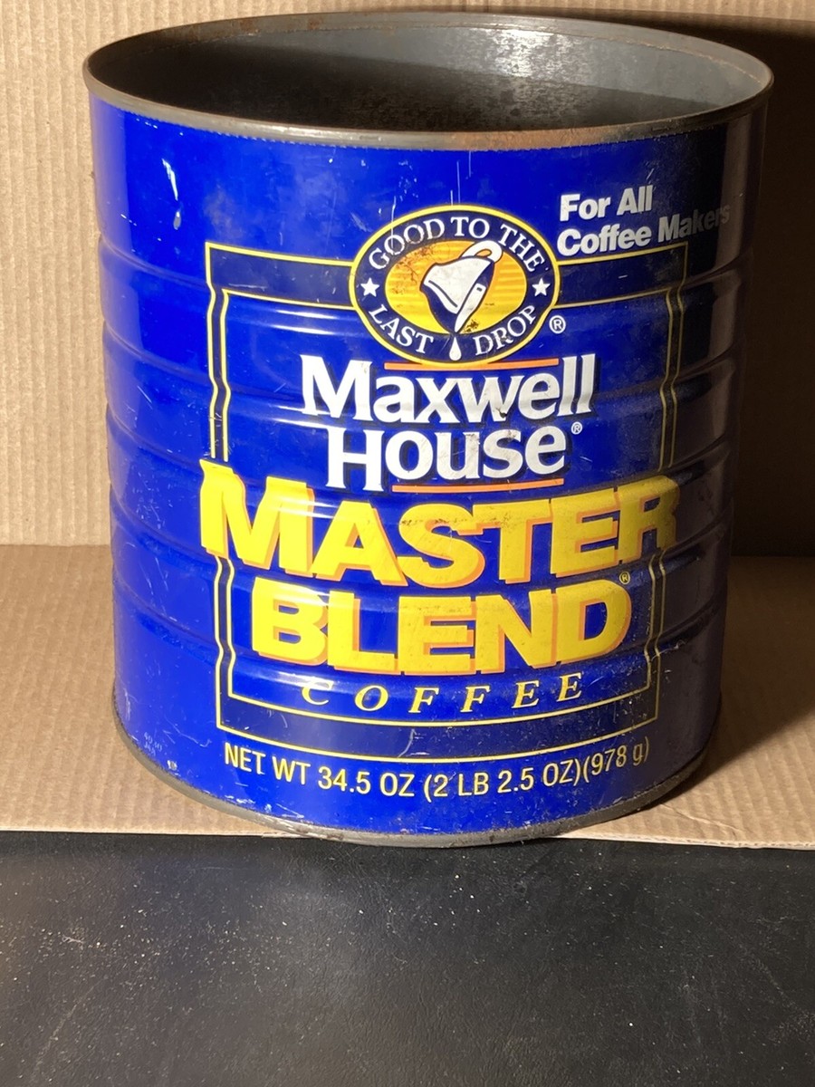 Vintage Maxwell House Coffee 2 Lb 2.5 oz Empty Can No Lid | eBay