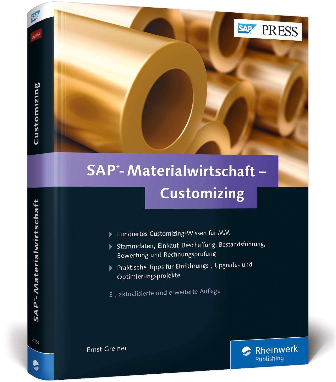 Thumbnail - Sap-materialwirtschaft - Customizing Ernst Greiner Buch Sap Press 686