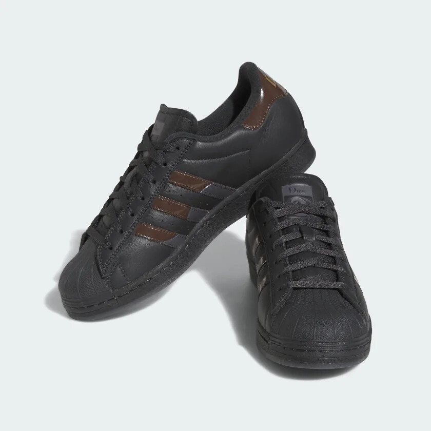 Adidas DIME SUPERSTAR ADV SHOES in Carbon / Grey Five / Brown | eBay