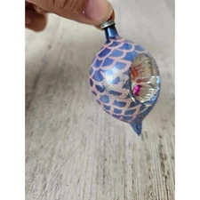 Unique vintage reflector ball mini ornament mermaid Xmas tree