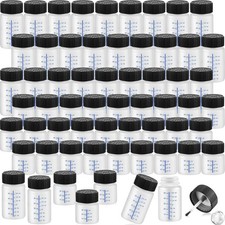 120 Pcs Touch up Paint Bottles with Applicator Brush and Lids 2 oz and 1 oz 120
