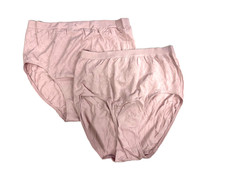 Bali Women's 803J Comfort Revolution Brief Panties 2-Pack Pink Size 6/7 Soft