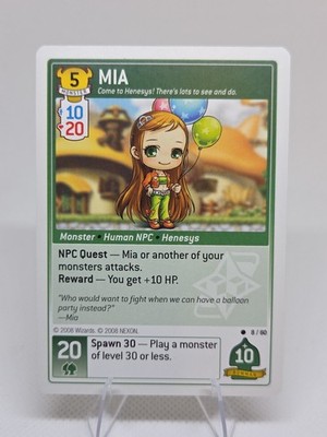 Maplestory iTCG Set 4 NPC Heroes MIA #8/60