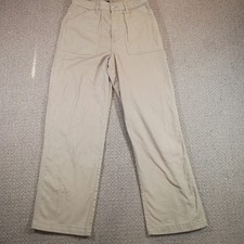 H&M Divided Womens Size 6 Beige Wide Leg Carp...