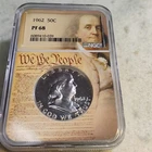 1962 ~ FRANKLIN HALF DOLLAR ~ NGC PF68 (We The People LABEL)
