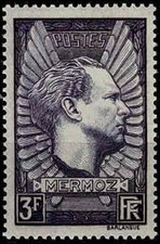 FRANCE 1937 JEAN MERMOZ YT n° 338 neuf ★★ luxe / MNH (A)