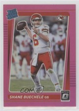 2021 Panini Donruss Optic Rated Rookie Pink Prizm Shane Buechele #298 1u6