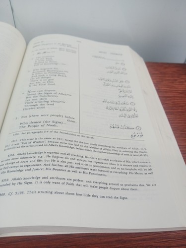 Die Bedeutung des Heiligen Korans von Abdullah Yusuf Ali grünes Leder - Bild 12 von 24