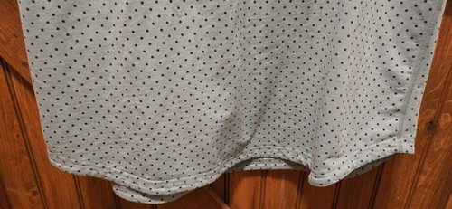 Bylt Shirt Herren 2XL blau gepunktet Drop Cut SS Lux Performance Stretch Golf Polo - Bild 8 von 10