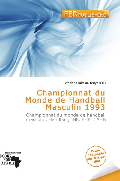 Waylon Christian Terryn | Championnat Du Monde De Handball Masculin 1993 | Buch-image