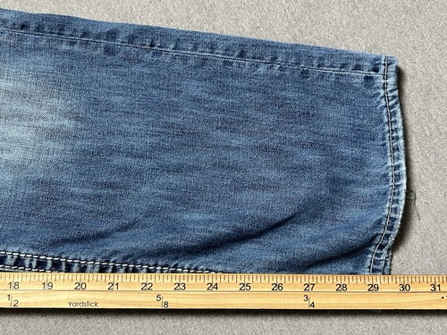 Silver Jeans Mens 32x30 Blue Gordie Straight Leg Medium Wash Denim Western - Picture 15 of 17