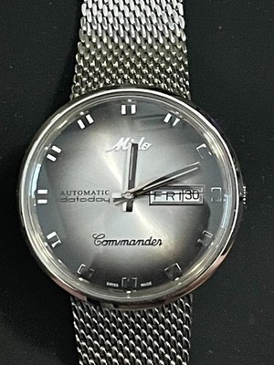 Mido Commander Shade Limited Edition 37mm SS Mesh Men's Watch M8429.4.27.11