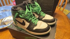 AIR JORDAN 1 NIKE RETRO HIGH OG GS FD1437 031 BLACK/LUCKY GREEN-WHITE Youth 5