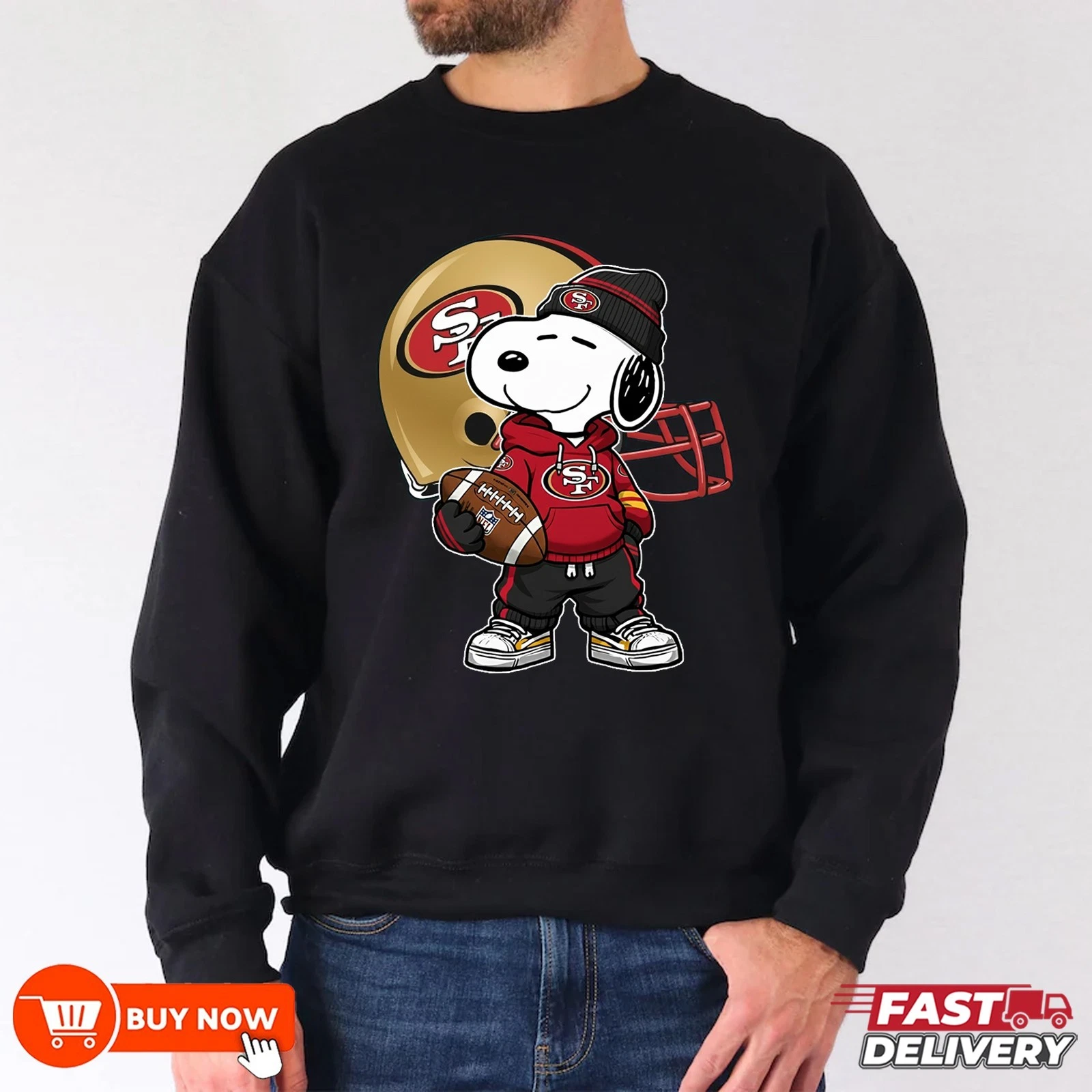 San Francisco 49ers Football Sweatshirt