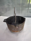 GRISWOLD #33 Cast Iron Wind-Proof Ashtray 3 Leg Kettle Log Cabin Decor