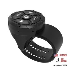 Bluetooth Media Button Remote,Waterproof Wireless Music Controller for Black