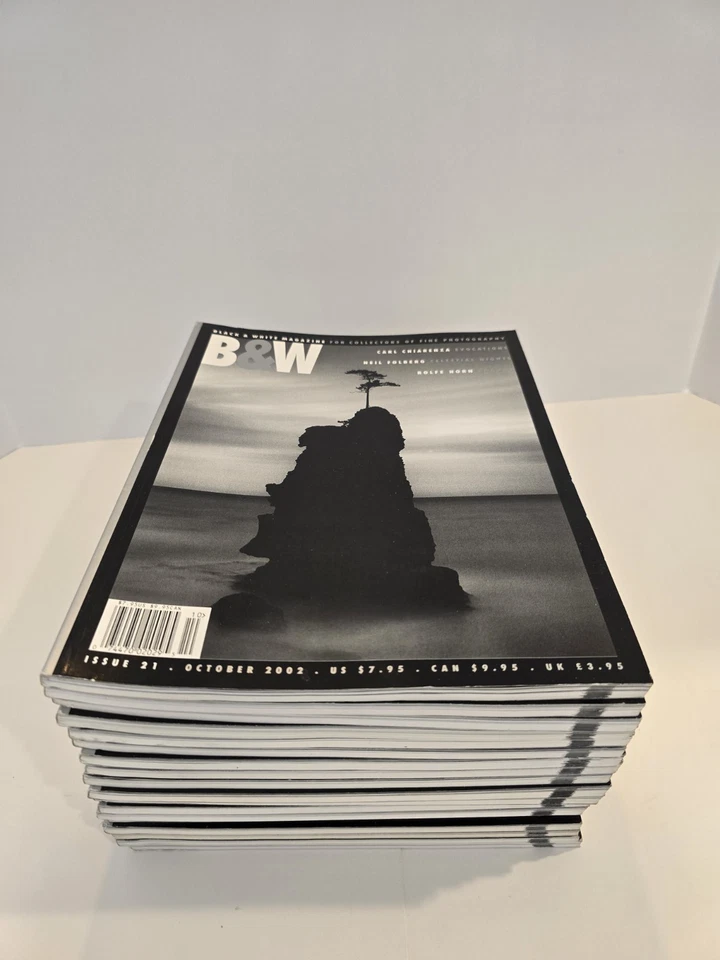 B&W Black & White Magazine Fine Photography Lot x 18 2000 2001 2002 2003 Vintage - Image 4 of 4