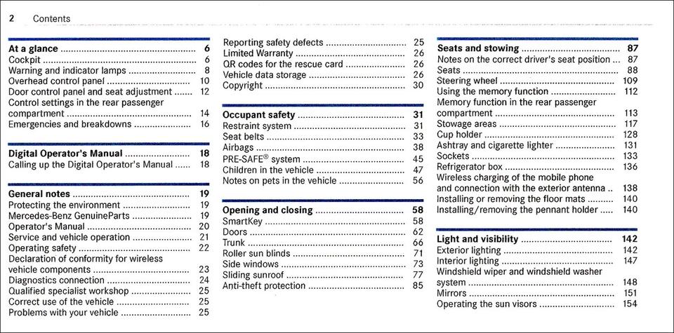 2018 Mercedes Benz S-Class Sedan Ownes Manual Original Operators User Guide Book - Image 3 of 4