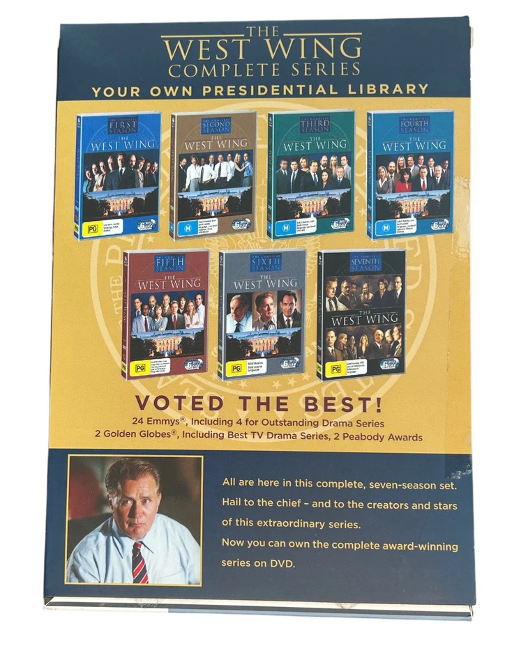 The West Wing The Complete Series, Seasons 1 2 3 4 5 6 7 1-7 DVD Boxset, New - image 3 of 3