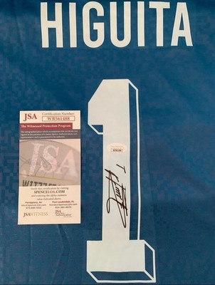 Rene Higuita Signed Autographed Colombia National Team Jersey
