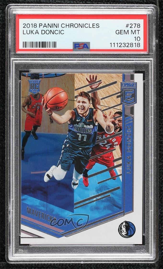 2018-19 Panini Chronicles Elite Luka Doncic #278 PSA 10 GEM MT 9l4