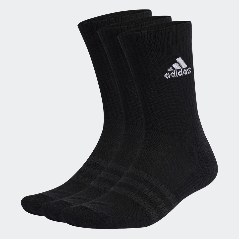 adidas Performance AU Unisex Cushioned Crew Socks 3 Pairs