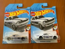 Hot Wheels ‘65 Ford mustang 2+2 fastback Zamac Detroit Speed Decal Variation Set