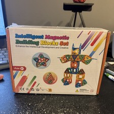 Intelligent Magnetic Building Blocks Set Educational Pastel Colors Age 3 