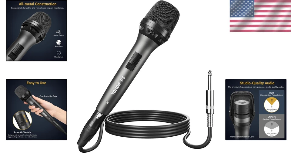 Professional Handheld Dynamic Microphone Kit - Image 2 of 4