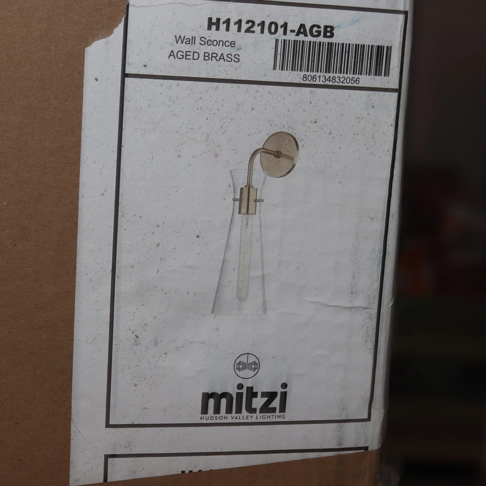 Hudson Valley Anya 1-Light High Wall Sconce 18-1/2" H112101-AGB - Image 2 of 4