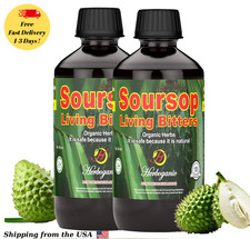 Soursop Living Bitters - Pack of 2 Bottles Free USA Shipping