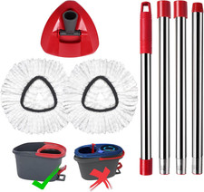 Mop Replace Heads Mop Handle Base Replacement Compatible with O Cedar Easywring